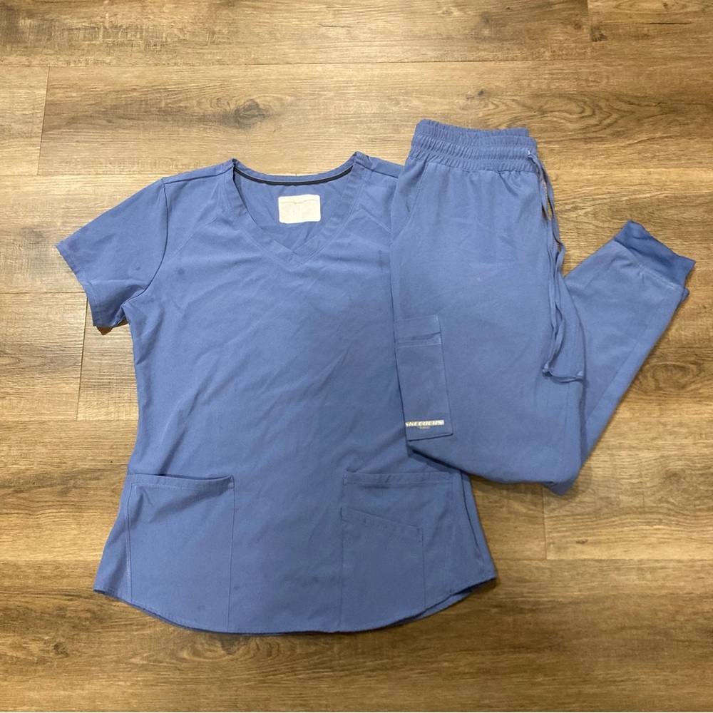 !SALE! Light Blue Scrub Set by Barco